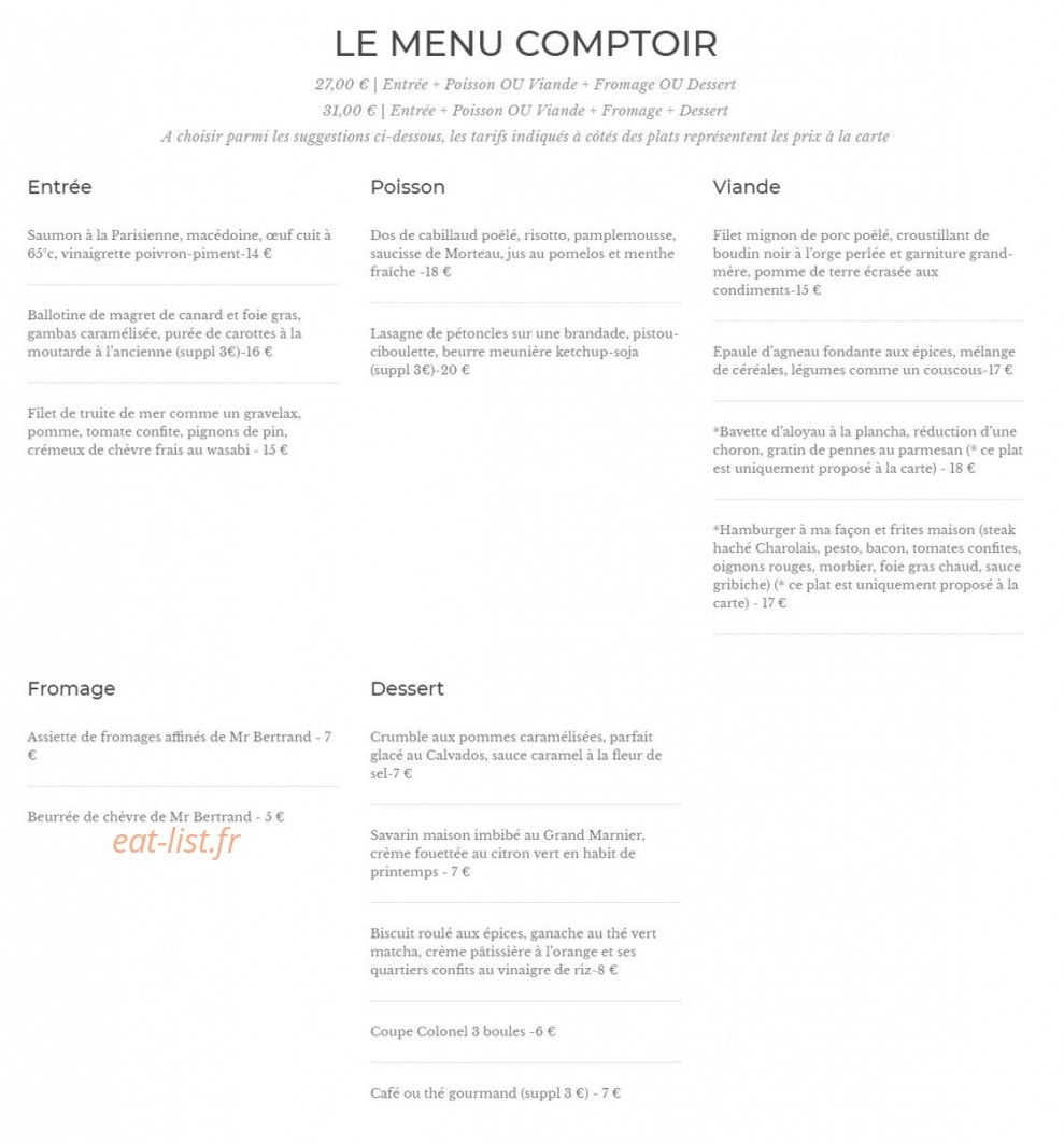 Comptoir des voyageurs — carte page 1