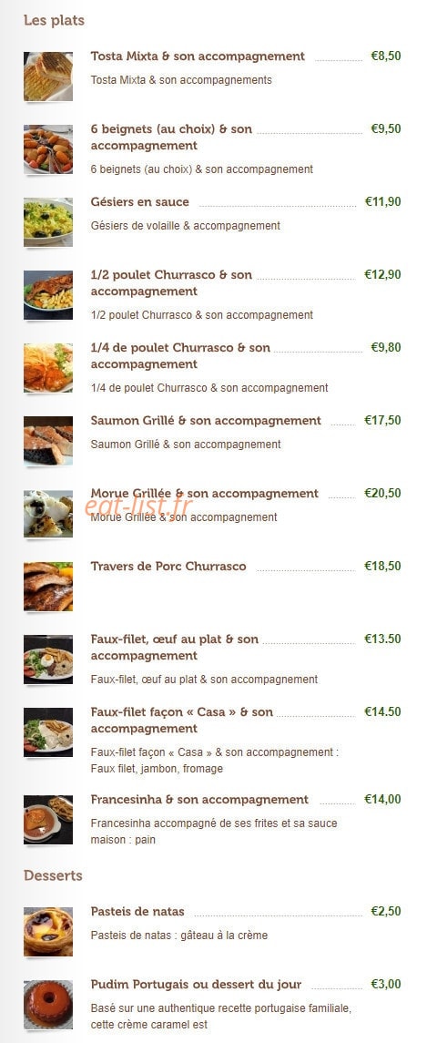Bon'Gosto — carte page 5