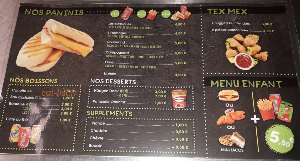 Nadil Food — carte page 3