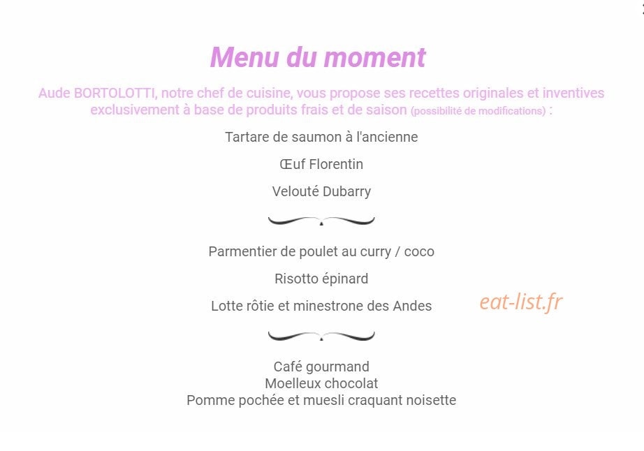 Lounge&Spa — carte page 1