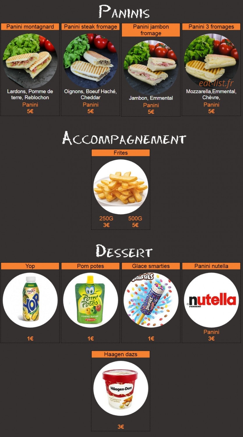 Hop'la Pizza — carte page 5