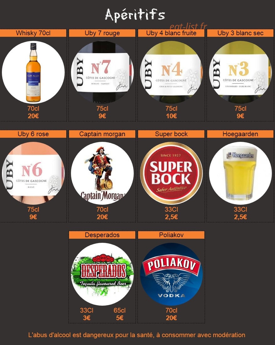 Hop'la Pizza — carte page 6