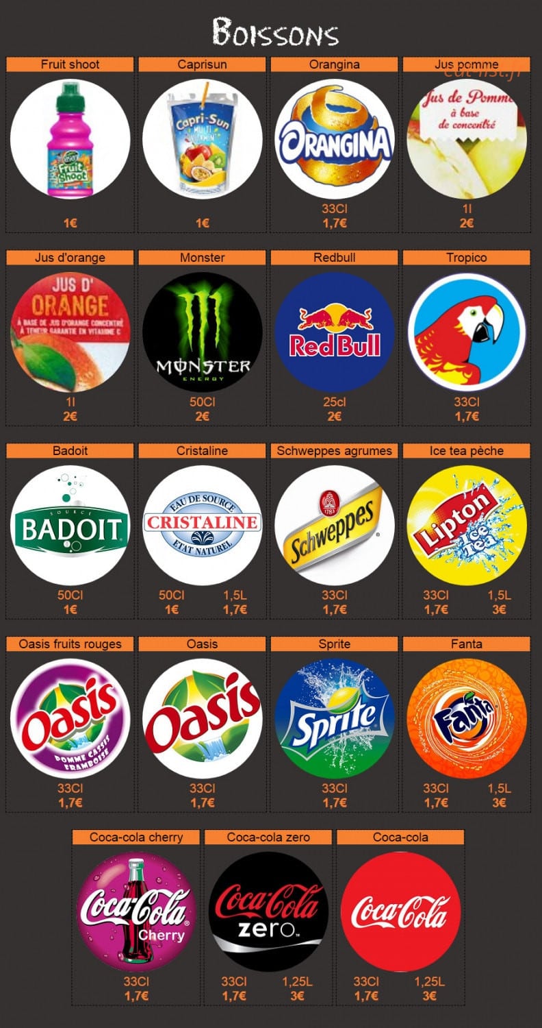 Hop'la Pizza — carte page 2