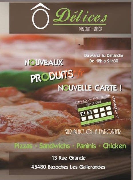 Delice — carte page 1