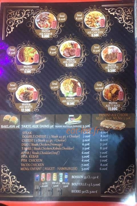 Chez Sercan — carte page 4