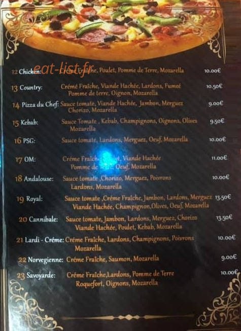 Chez Sercan — carte page 3