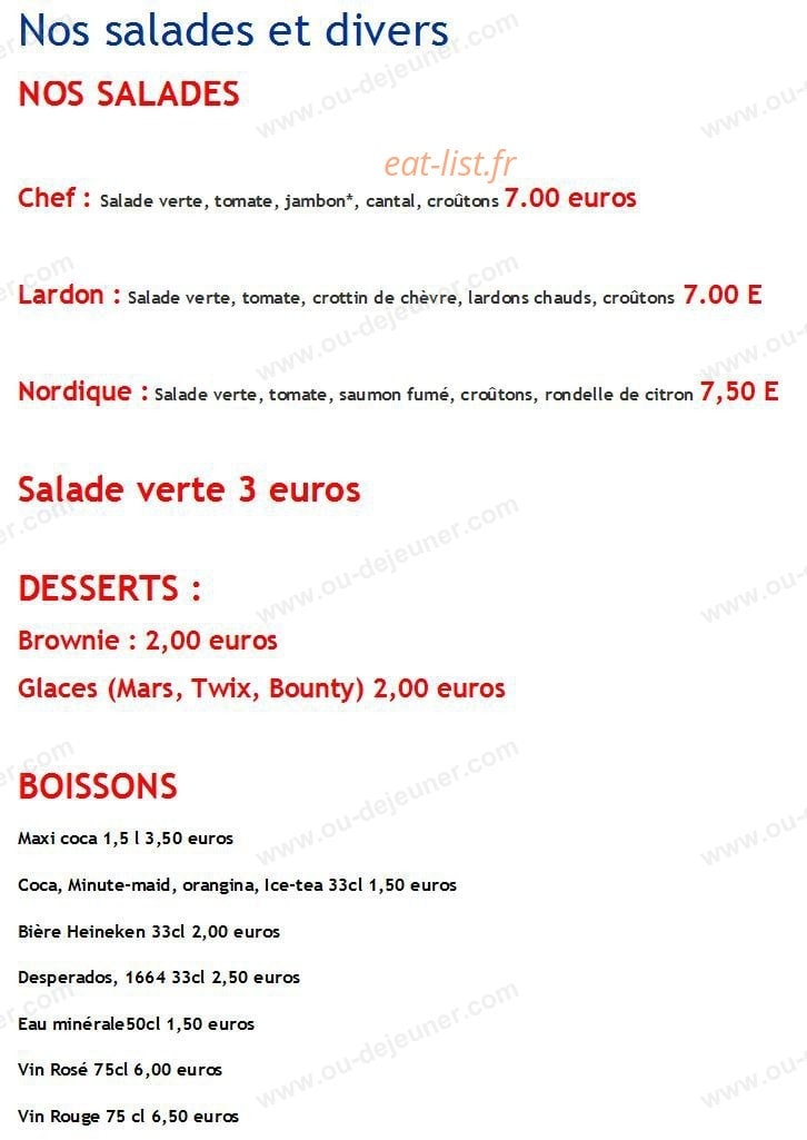 Berry Pizza — carte page 5