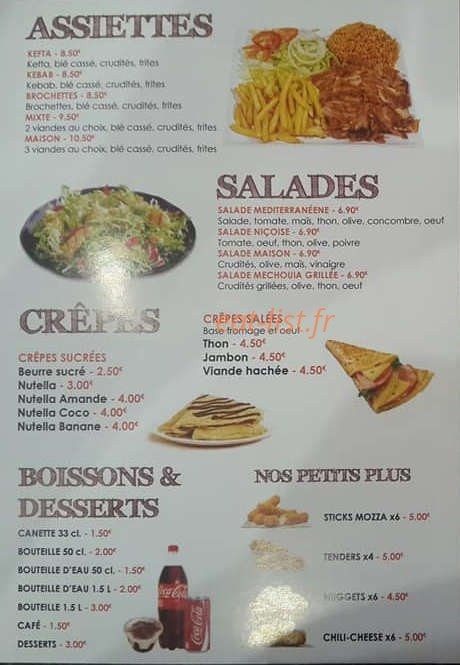 Gambetta Food — carte page 2