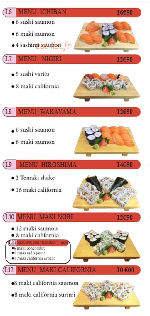 Gourmet de Gien — carte page 3