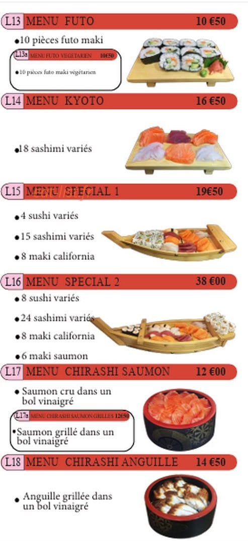 Gourmet de Gien — carte page 4