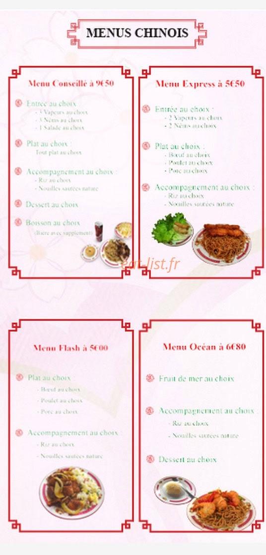 Gourmet de Gien — carte page 6