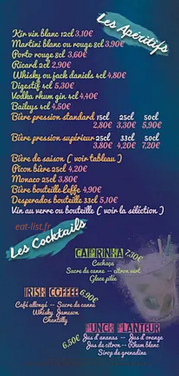 Grain de Café — carte page 11