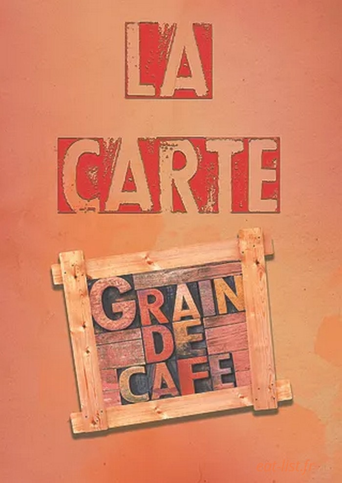 Grain de Café — carte page 1