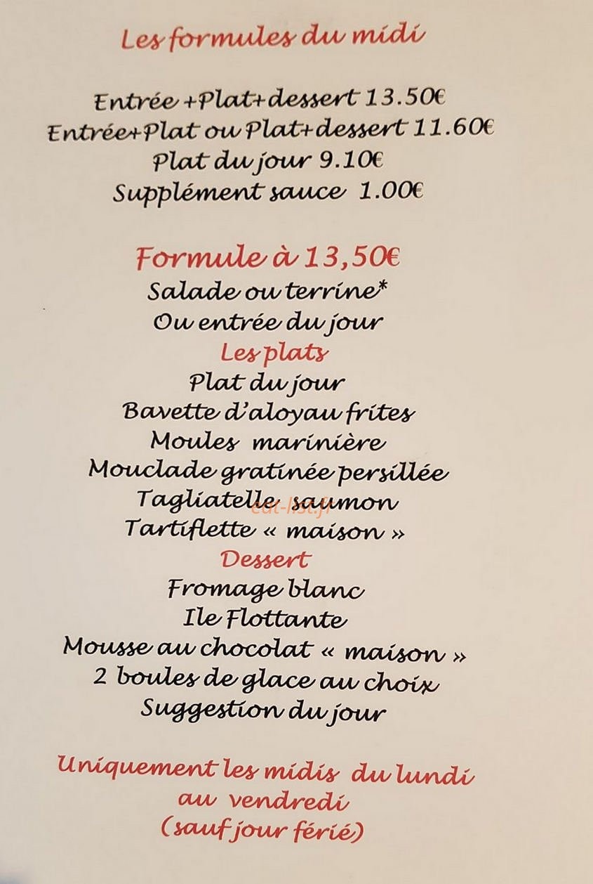 L'Escale — carte page 1