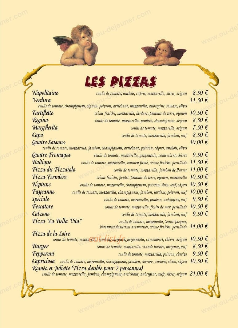 La Bella Vita — carte page 5