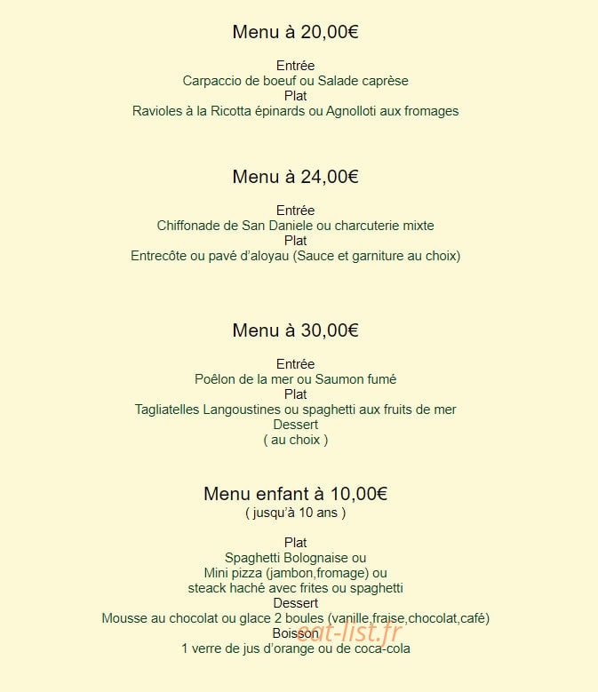 La Romagnola — carte page 6