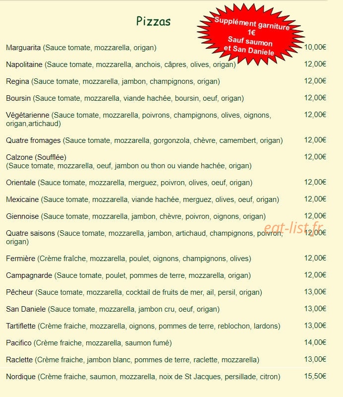 La Romagnola — carte page 2