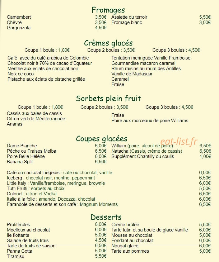 La Romagnola — carte page 5