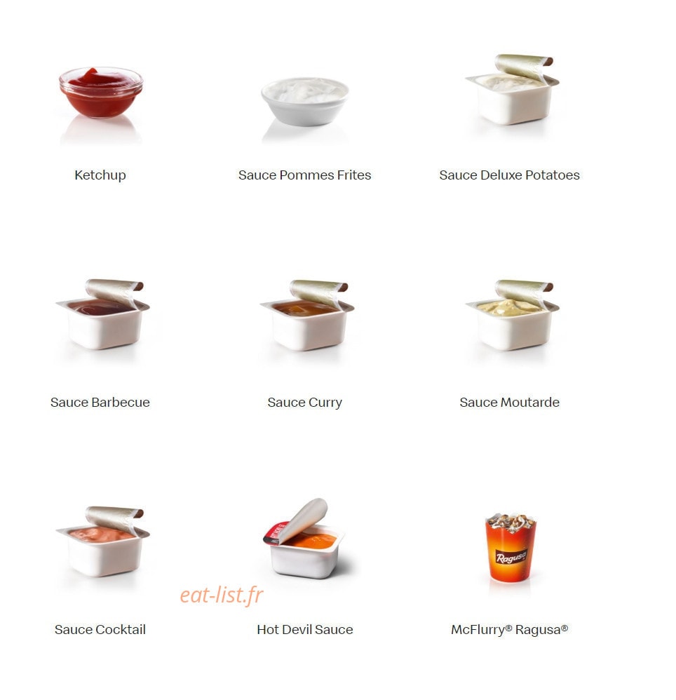 Mc Donald's — carte page 9
