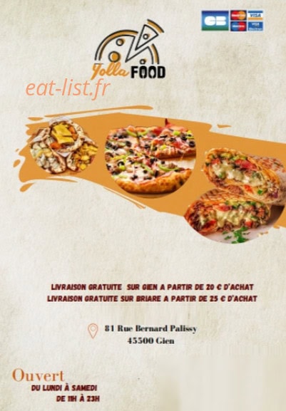 Yolla Food — carte page 1
