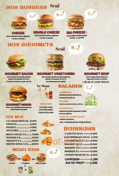 Yolla Food — carte page 3