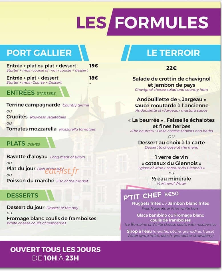 Le Port Gallier — carte page 1