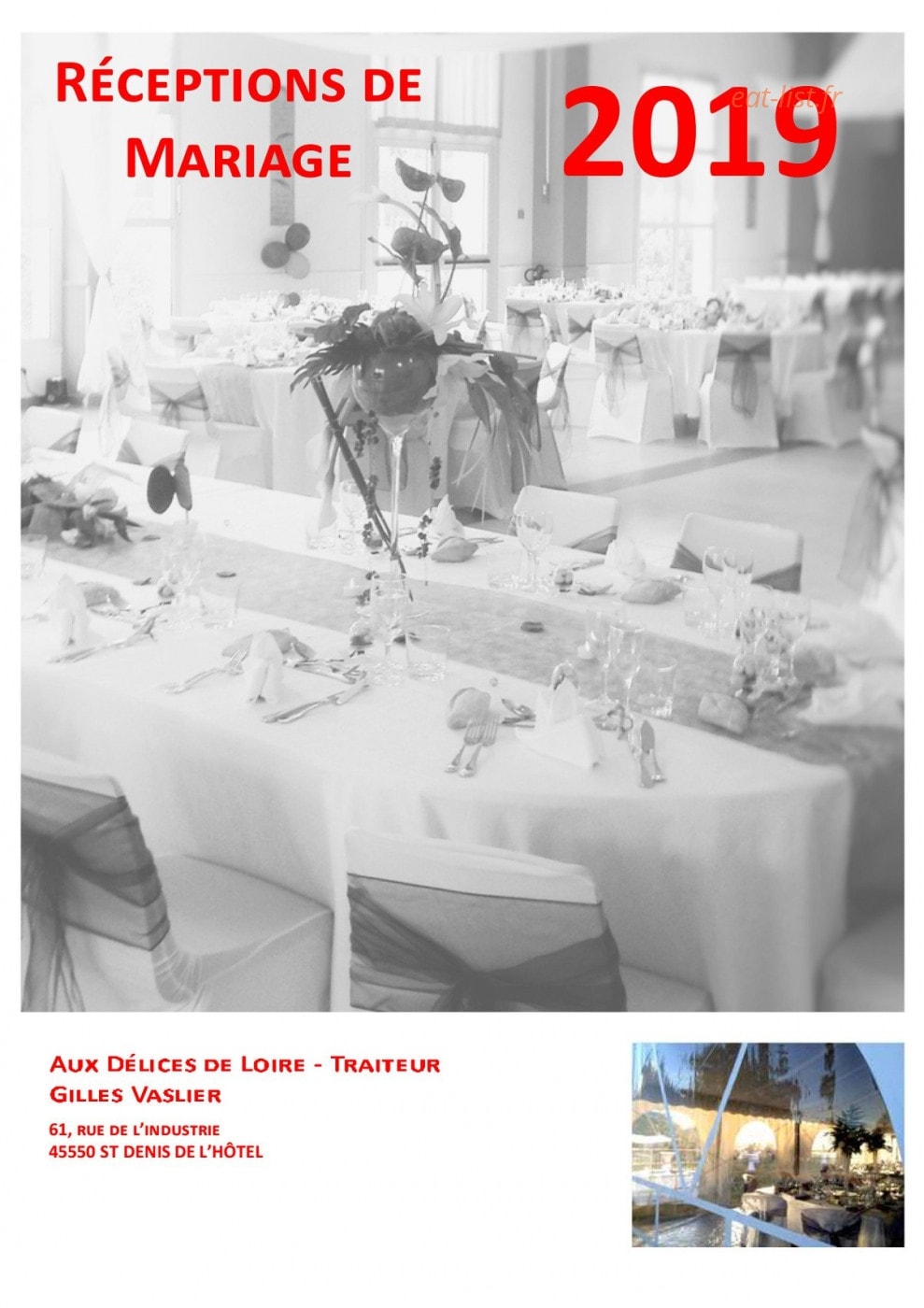 Aux Délices de Loire — carte page 1