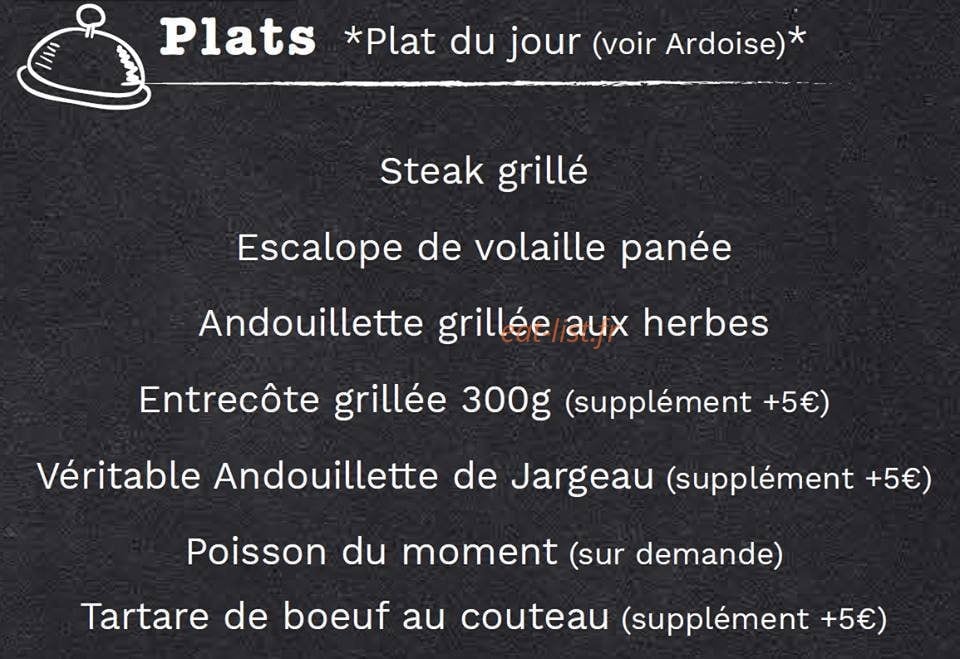 Café de la Gare — carte page 2