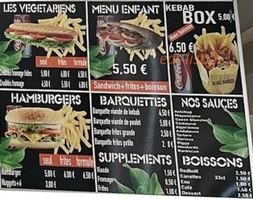 Boule Burger — carte page 3