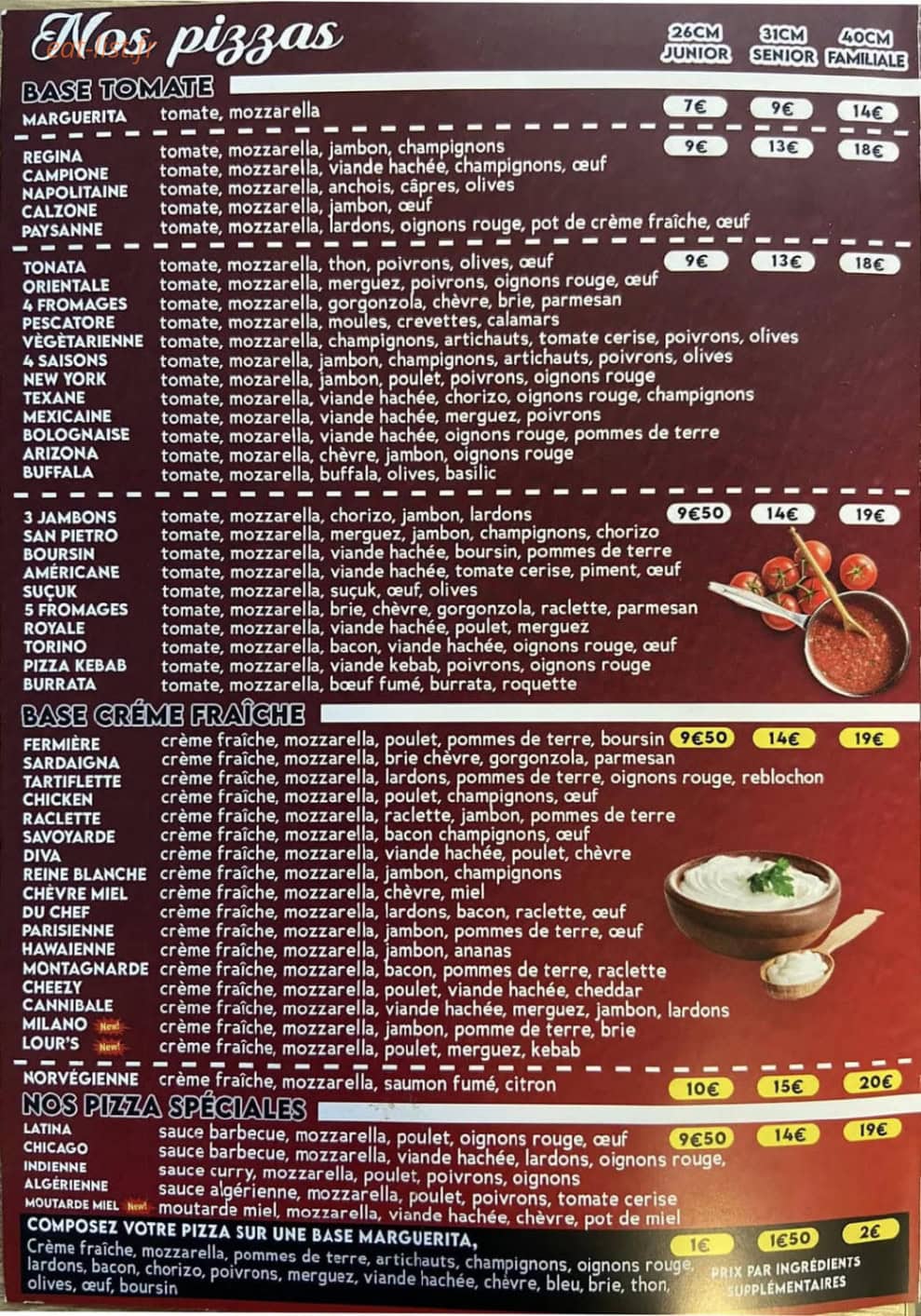 Allo Pizza Di Napoli — carte page 1