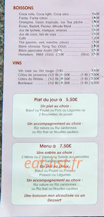 Chez Wang — carte page 5