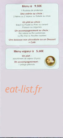 Chez Wang — carte page 6