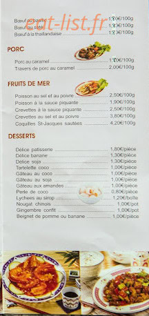 Chez Wang — carte page 4