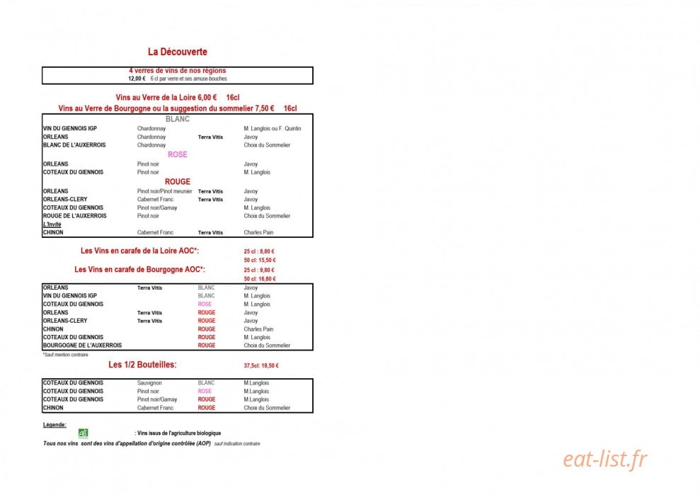 Les Terrasses de Montargis — carte page 6