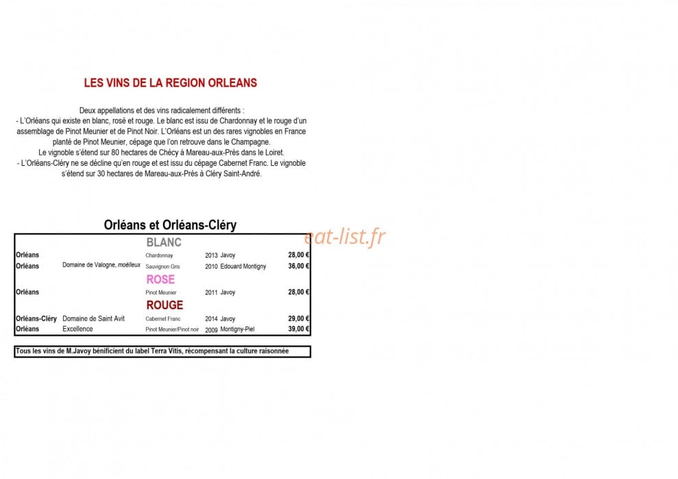 Les Terrasses de Montargis — carte page 8