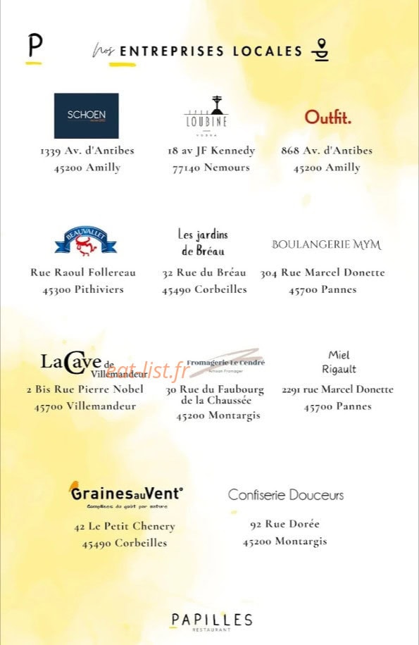 Papilles — carte page 4