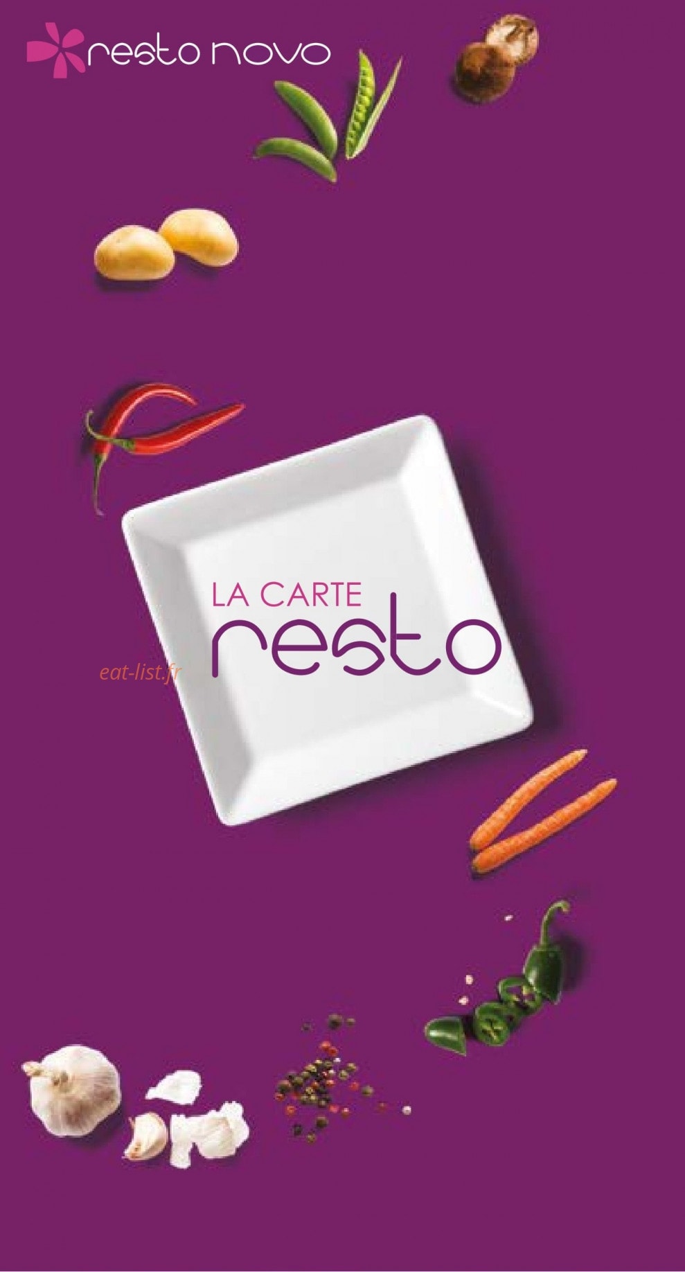Resto Novo — carte page 1