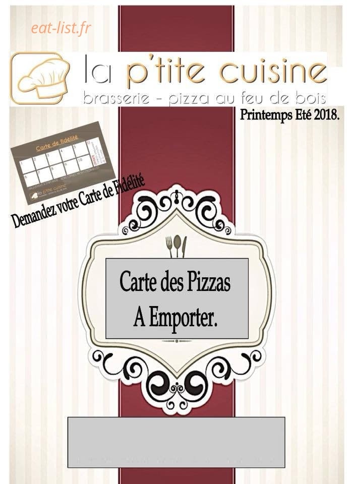 Carte et menu La P'tite cuisine Saint Pryve Saint Mesmin