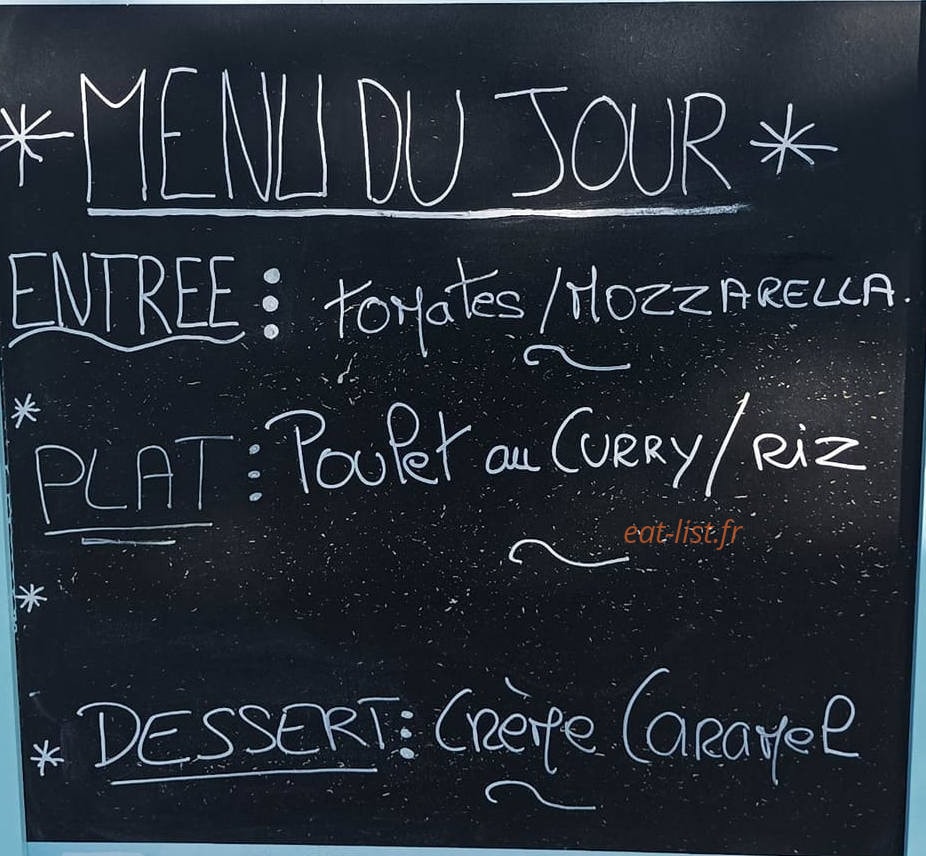 Chez Fifille au Marigny — carte page 1