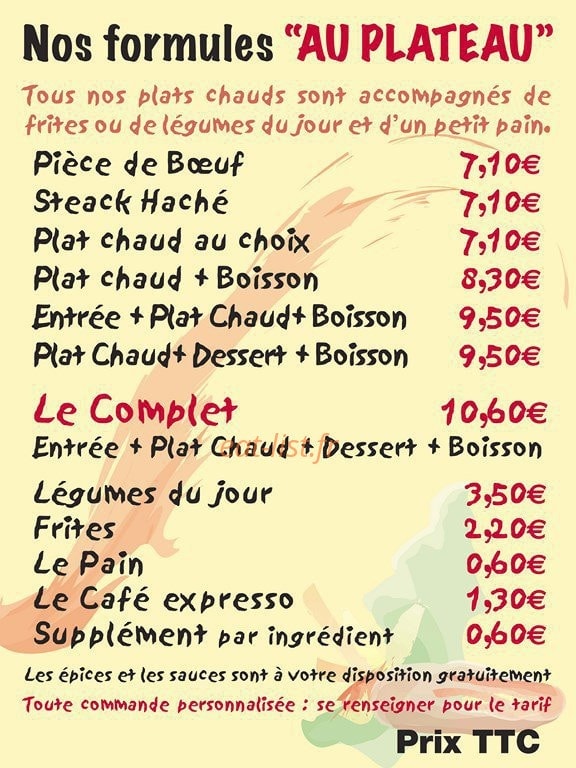 Au Relais du Pôle 45 — carte page 9