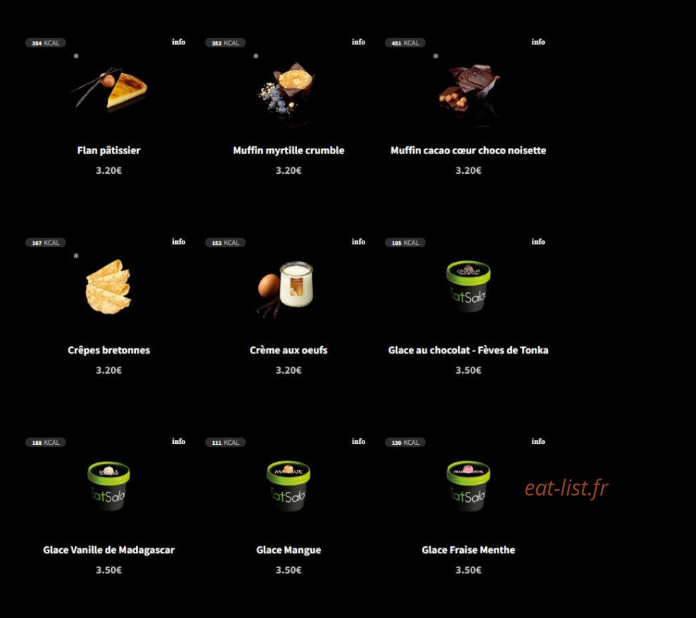 Eat Salad — carte page 11