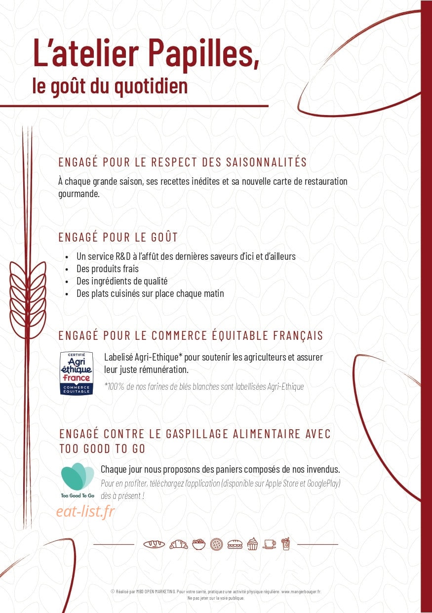 L'Atelier Papilles — carte page 8