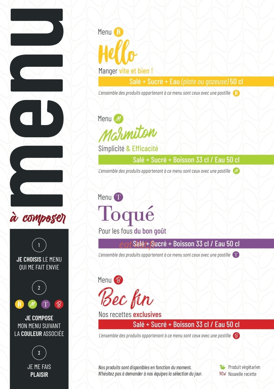 L'Atelier Papilles — carte page 2
