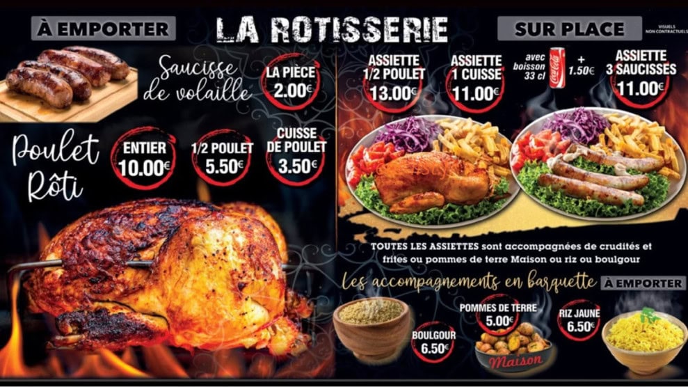 Régal food — carte page 6