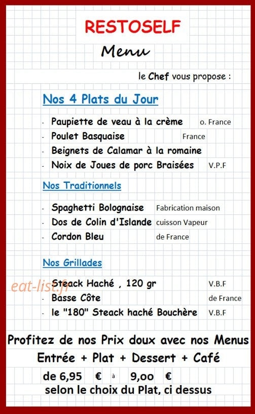 Restoself — carte page 1