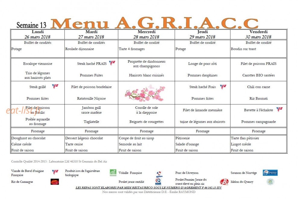 Agriacc — carte page 1