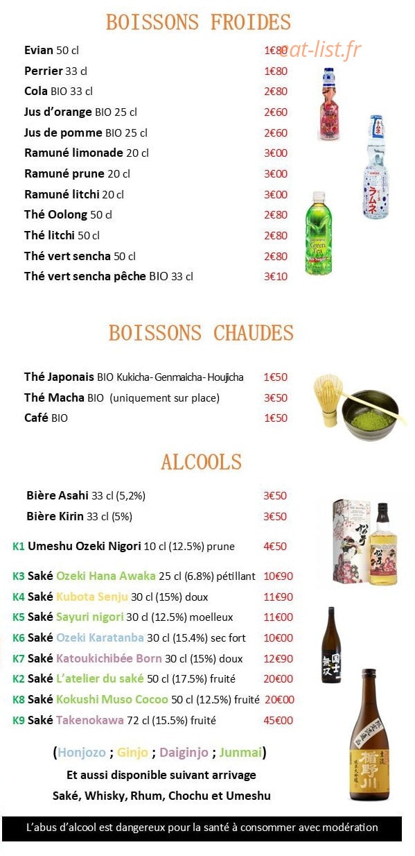 Gozen — carte page 6