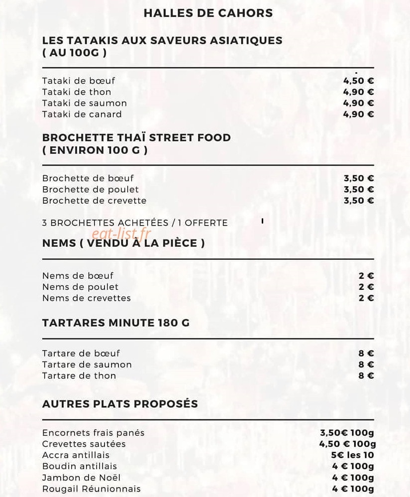 La Paillote de l’ Archipel — carte page 2