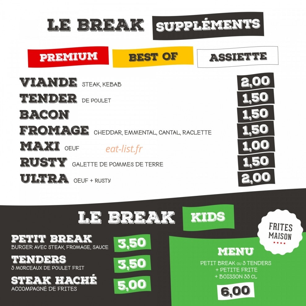 Le Break — carte page 4