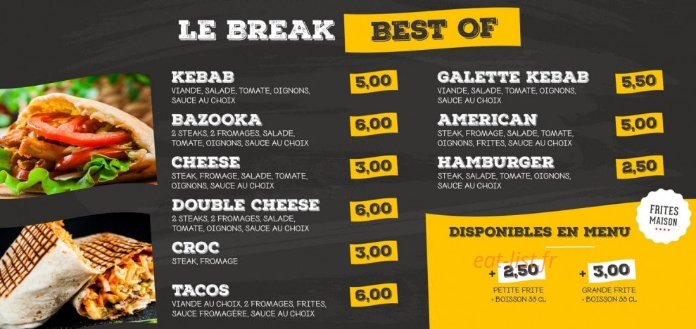Le Break — carte page 2